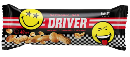 Батончик "SMILEY Driver", 480 г (12*40г)