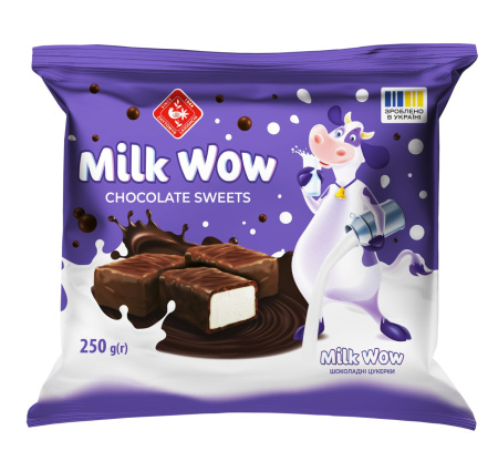 Glazed sweets "Milk Wow" 250 g