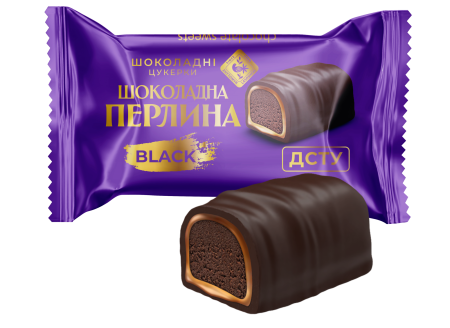 Цукерки глазуровані шоколадною глазур’ю "ШОКОЛАДНА ПЕРЛИНА" BLACK