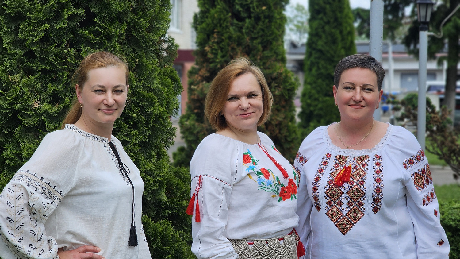 Today, our team blossomed in the colors of Ukrainian embroidery!