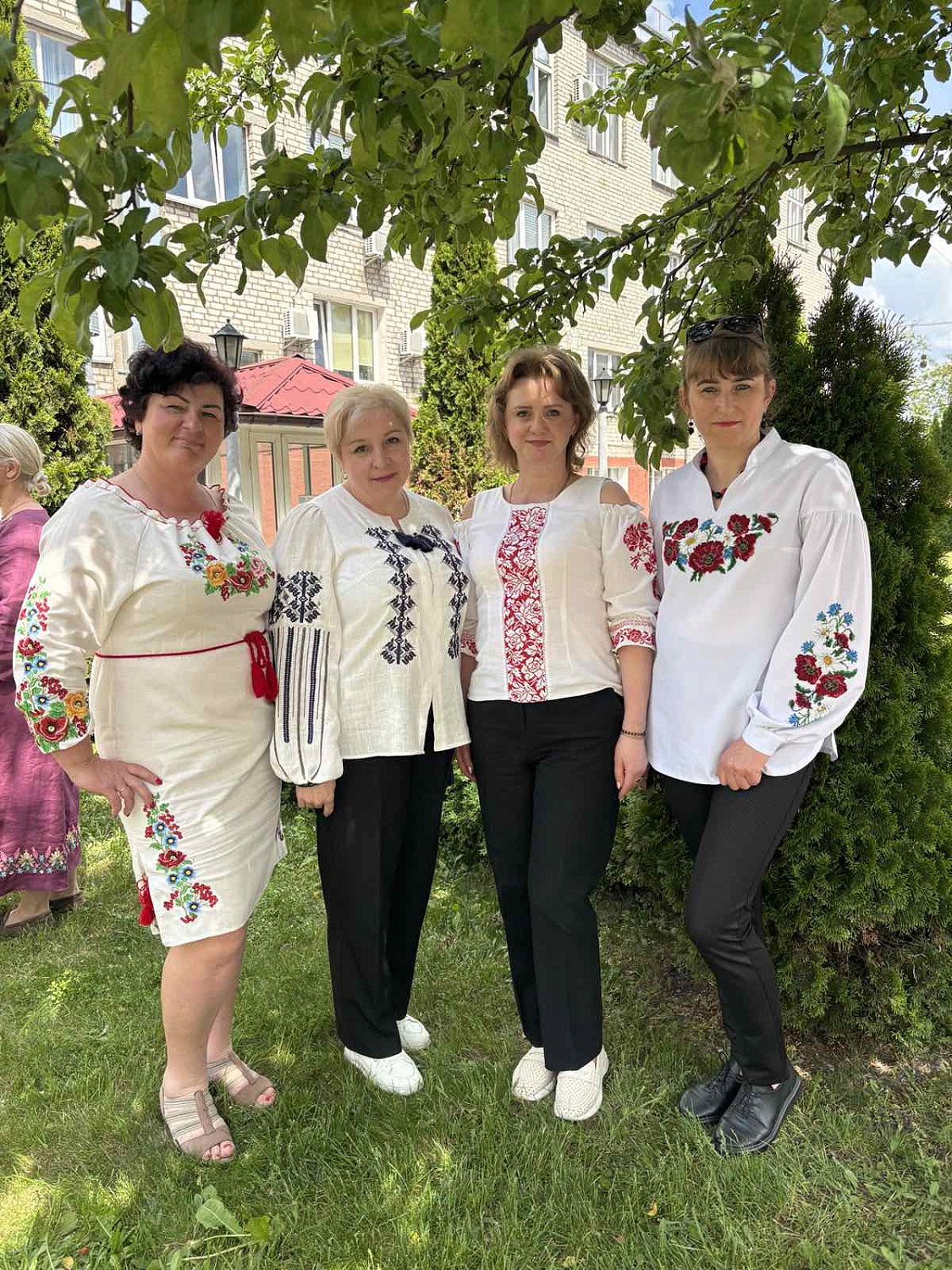 Today, our team blossomed in the colors of Ukrainian embroidery!