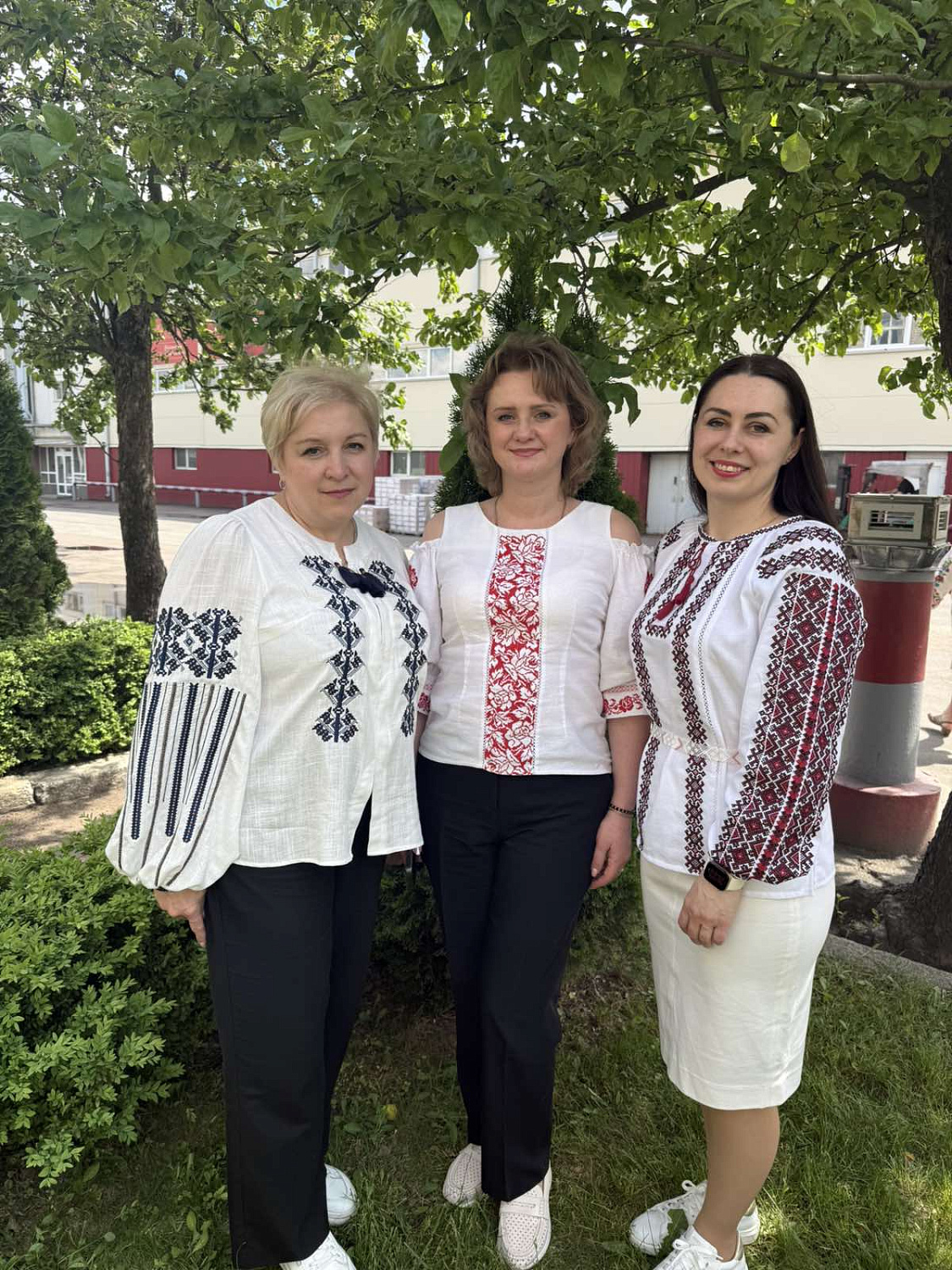 Today, our team blossomed in the colors of Ukrainian embroidery!
